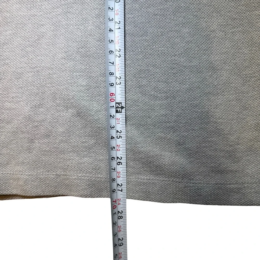 Polo Sport Ralph Lauren T-Shirt Men M Gray Excellent Embroidered Logo Cotton